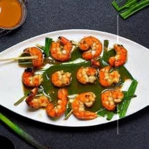 Sizzling Garlic Prawns