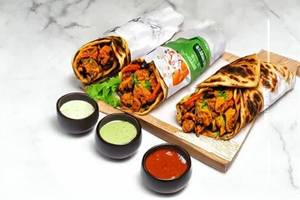 Double Chicken Kathi Roll