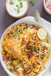 Hyderabadi Chicken Dum Biryani(south)