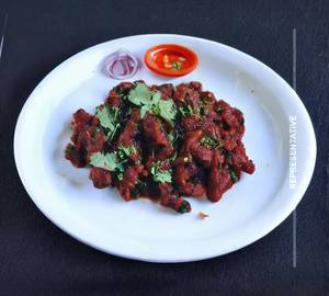 Boneless Mutton Chilli Dry