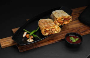 Spicy Rumali Chicken Shawarma