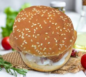 Hot crispy burger