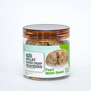 Baked Kambu Sweet Thattai ( Crisp Crackers) 100 Gms - Vegan