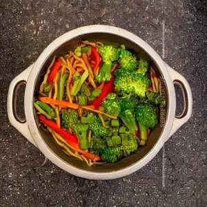 Mongolian pot serves veg