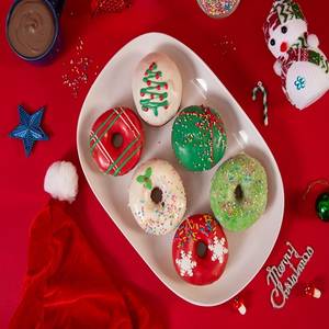 Xmas Coloured Donut 60gms (Christmas Spl)
