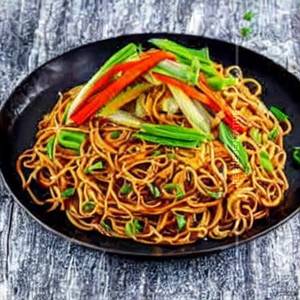 Pan Fried Crispy Vrg Noodles