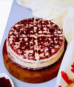 Red Velvet Waffle Cake (double  Layer)