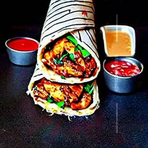 Double Egg Single Chicken Roll