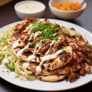 Cheesy Chicken Shawarma Plate