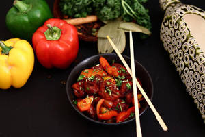 Chilli Mushroom ( Dry)