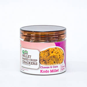 Cheese & Corn Baked Millet Thattai ( 100 Gms)