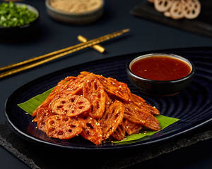 Sweet & Spicy Crispy Lotus Stem