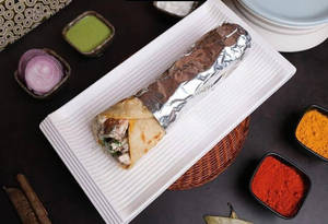 Malai Paneer Tikka Roll.