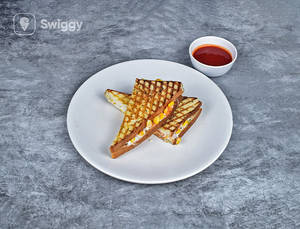 Corn Cheese Grilled Sandwich