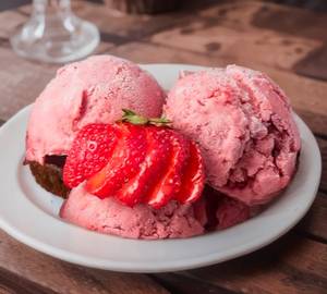 Strawberry Fresh Ice Cream