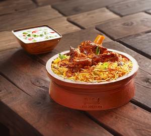 Mutton matka biryani