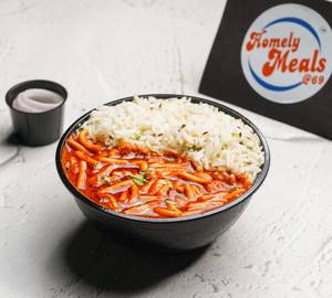 Sev Bhaji Rice Bowl