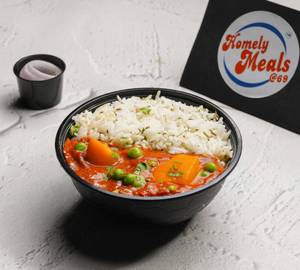Aloo Matar Rice Bowl