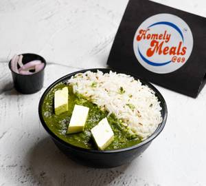 Palak Paneer Rice Bowl
