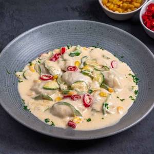 Ravioli In Cream Sauce & Paprika
