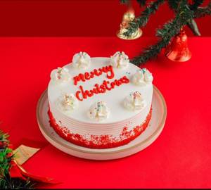 Merry Christmas Red Velvet Cake