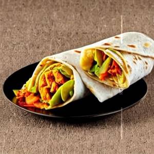 Tortilla Chicken Malai Wrap