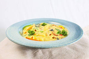 Pasta - Penne Cheese Parsley Sauce Jain