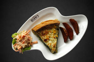 Spinach And Corn Quiche