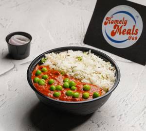 Matar Masala Rice Bowl