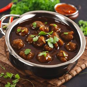 Mushroom Manchurian (gravy)