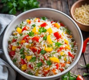Triple Capsicum Rice