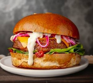 Veg cheese burger