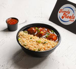 Veg Manchurian Rice Bowl