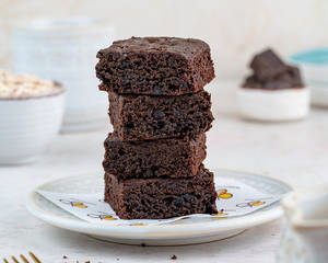 Double Chocolate Brownies (4 Pcs) ( Gluten Free Sugar Free)