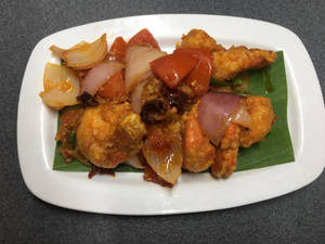 Chilly Garlic Prawns