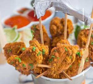 Peri Peri Saucy Fried Chicken Lollipop