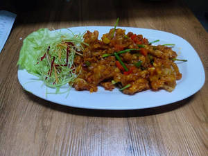 Sliced Squid In Chef Special Sauce
