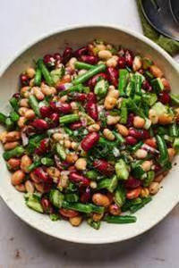 mixed beans vegie salad