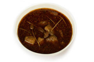 Pork Anishi Paste Of Fermented Yam Leaves