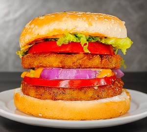 Veg Double Patty Burger