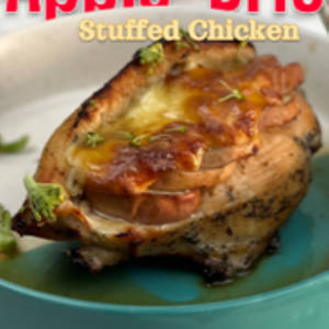 Apple & Brie Stuffed Chicken 