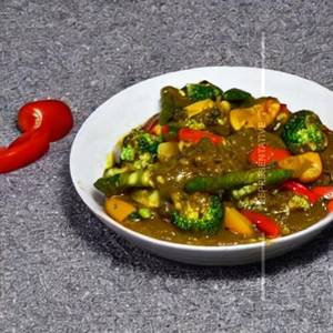 Mixed Vegetable in Schezwan Sauce