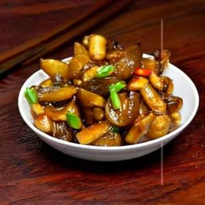 Baby Corn Mushroom in Chilli Oil