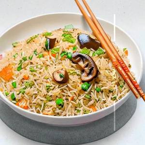 Schezwan Mushroom Fried Rice