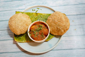 Radha Ballavi With Aloo Dum [No Onion No Garic]