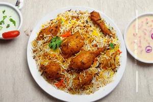 Chicken Biryani Veg Biryani