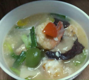 Prawns With Mushroom & Bamboo Shoot