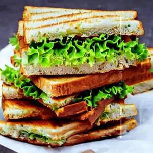 Chicken Seekh Kabab Sandwich 