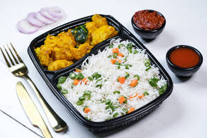 Thai Basil Fish + Fried Rice Combo