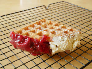 Strawberry Cream Cheese Waffle